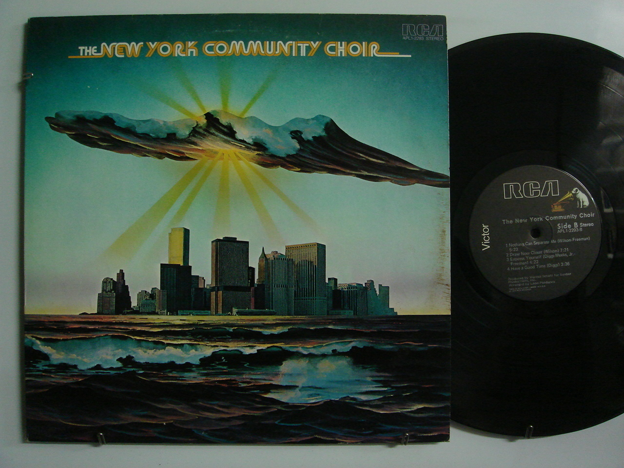THE NEW YORK COMMUNITY CHOIR s/t BEN DIGGS Gospel RARE Promo LP RCA