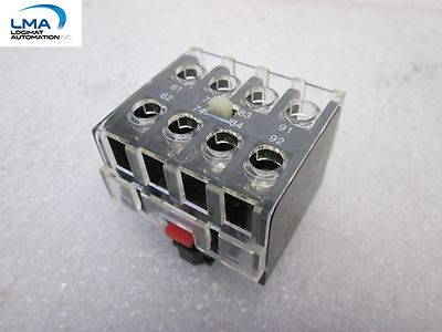 ALLENWEST U-4195105 AUXILIARY CONTACT TOP ADDER 2NO 2NC *** NEW