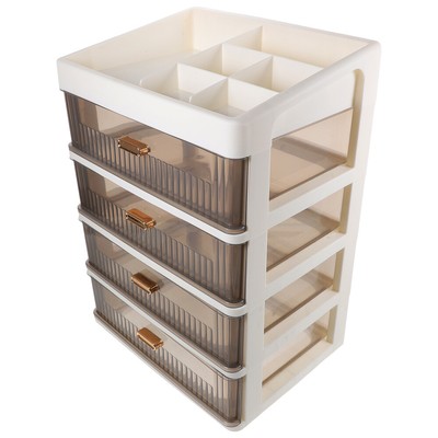  2pcs Desk Organizer mit Schubladen Desktop-Speicherschubladen
