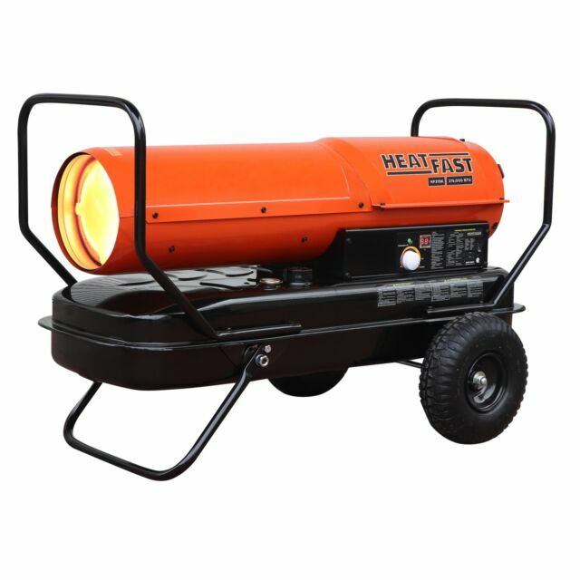 HeatFast HF215K Forced Air Kerosene Heater with Thermostat - Orange for  sale online | eBay