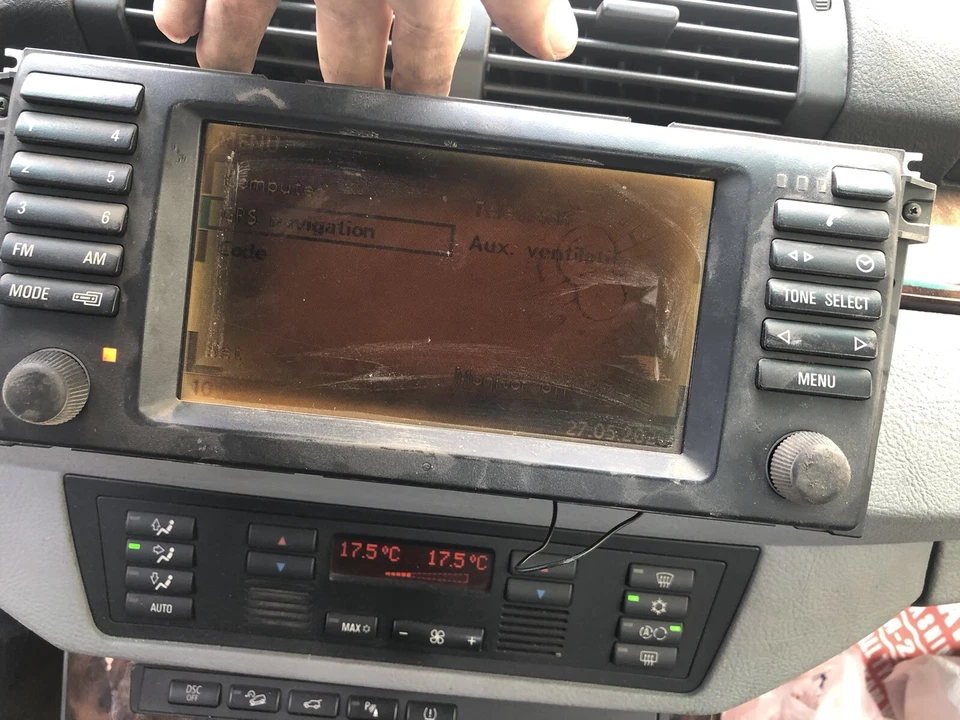 BMW E38 E39 E53 Widescreen Sat Nav Screen GPS Monitor M5, 16:9 See Description - Image 2 of 4