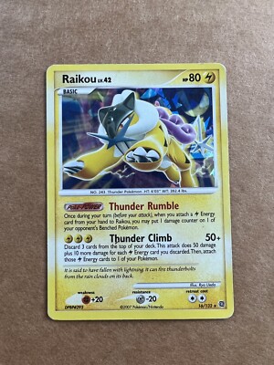Pokmon TCG Raikou Pokemon Promos 16/132 Cracked Ice Holo | eBay