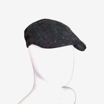 Bugatti Wegener Gray 100% Wool Flat Cap Lined Hat Poland Sz 58/ US Sz 8.5'' NWT