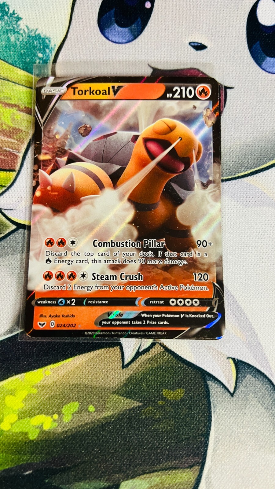 Torkoal V 2020 Sword & Shield #024/202 Holo Price Guide - Sports Card Investor Torkoal V 2020 Sword & Shield #024/202 Holo Price Guide - Sports Card Investor