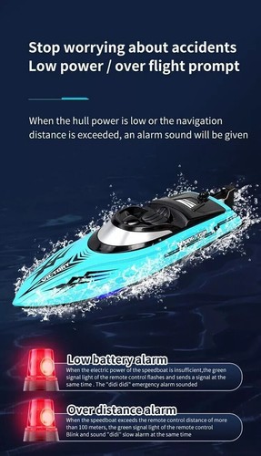 Kids Outdoor Racing Ship Toy Gift RC Boat Remote Control Speed Boat Collection - Picture 153 of 244