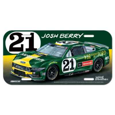 Josh Berry 2025 Wincraft #21 Motorcraft Darlington Throwback Poly