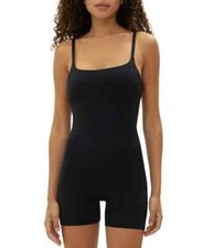 GAP GapBody Women's Super Stretch Shorty Bodysuit GPW01330 - Black - Size S