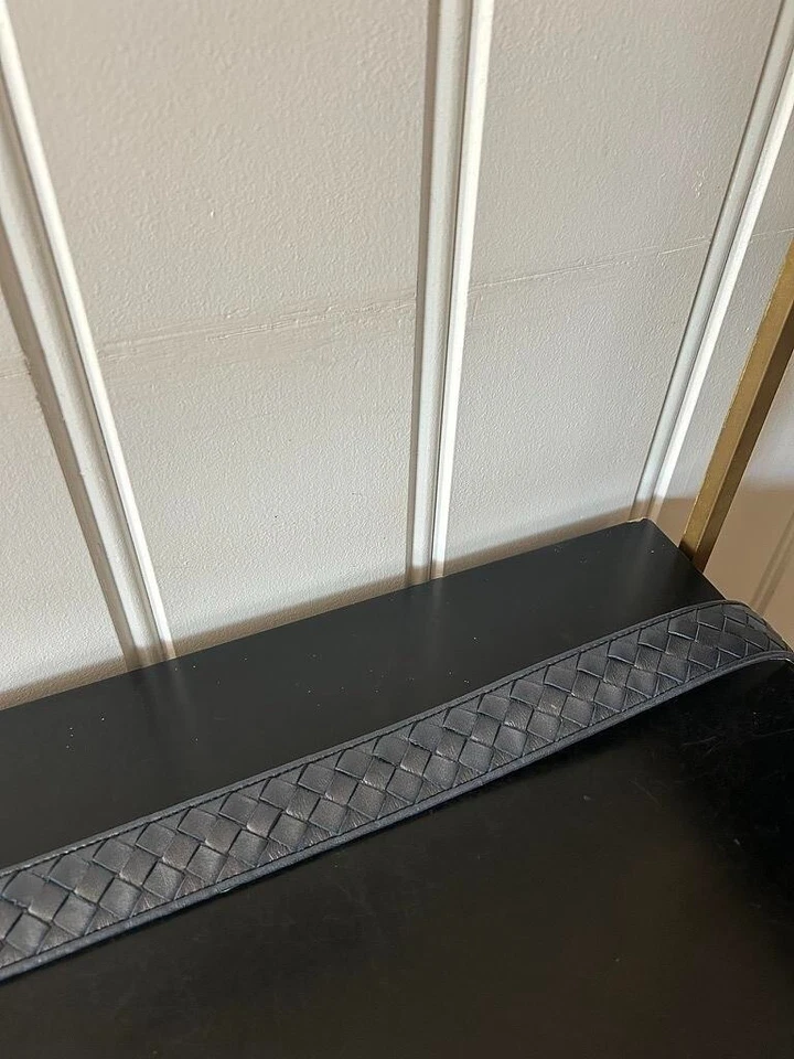 Bottega Veneta Black Leather Belt - Image 4 of 4