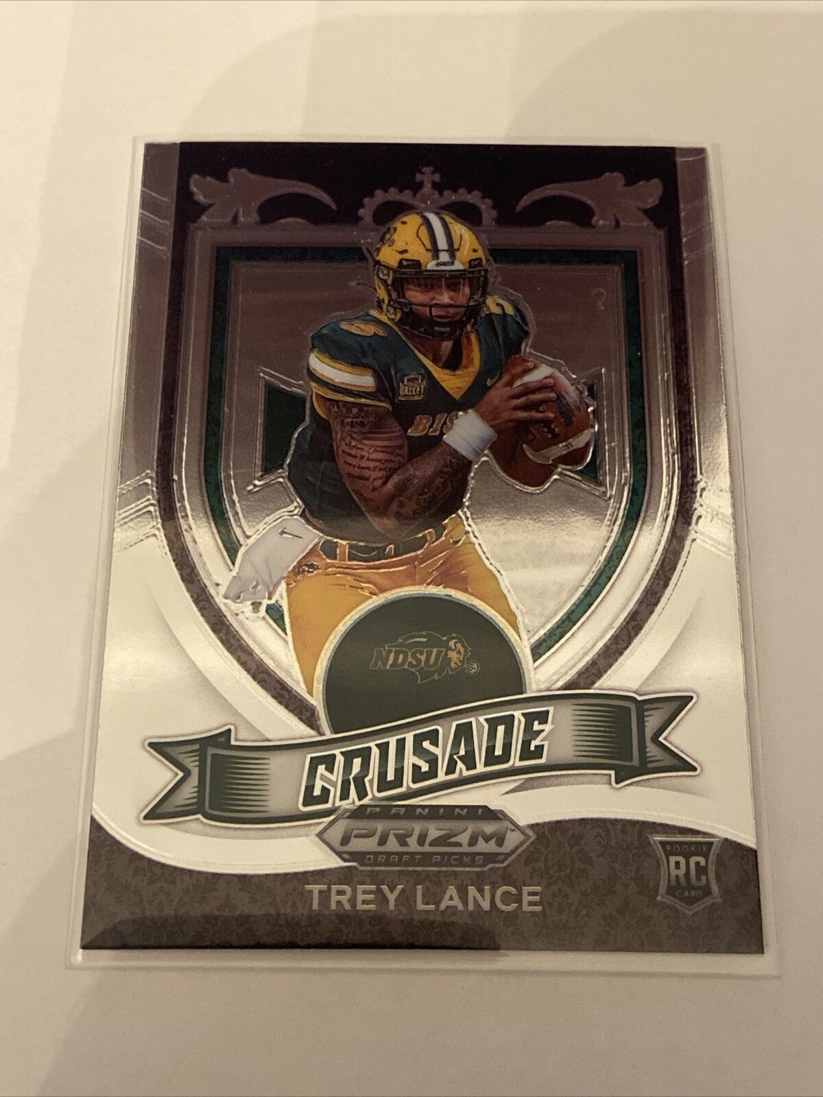 2021 Prizm Draft Picks Trey Lance Crusade Rookie Card RC #164 49ers