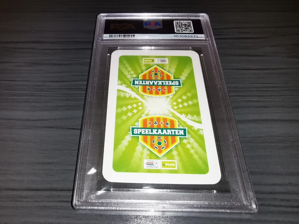 Virgil Van Dijk Rookie 2012 Plus Supermarkt Speelkaarten FC Groningen PSA 8 card - Image 2 of 2