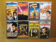 80's Movie Lot Of 8 Umds For Sony PSP Mad Max Short Circuit Young Guns Stripes