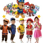 Kids Paw Patrol Chase Marshall Rocky Skye Rubble Child's Fancy Dress Costume Set