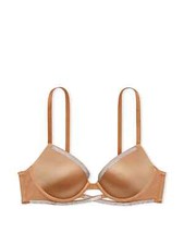 Victoria's Secret Toffee Brown 32G Shine Cradle Very Sexy Push Up Add 1 Cup Bra