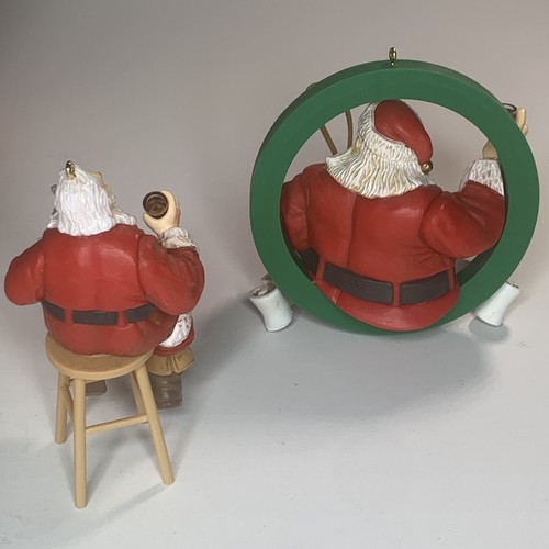 1st Edition Set 6 Trim aTree Collection Coca Cola Christmas Santa Decor VTG 1991 - Picture 21 of 24