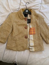 J. Crew Sequence Gold tweed jacket Size 6