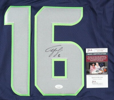 Tyler Lockett Signed Seattle Seahawks Jersey (JSA COA) 2015 Pro