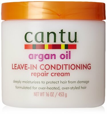 CANTU Argan Oil Leave In Conditioning Repair Cream, 499 g
