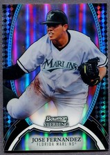 (1) Jose Fernandez 2011 Bowman Sterling Prospects BLACK Refractor RC Rookie 2/25