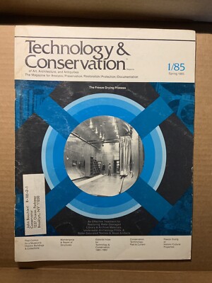 Technology & Conservation Spring 1985 Pest Control for Museums Maintenance 