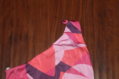 Karen Millen Orange Pink Raspberry body con one shoulder Dress UK 10 US 6  NEW | eBay