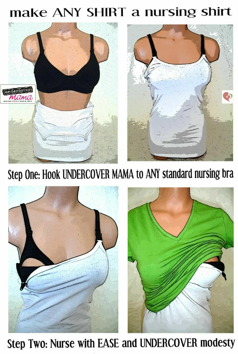 UNDERCOVER MAMA BREAST FEEDING MATERNITY NURSING BRA TANK TOP