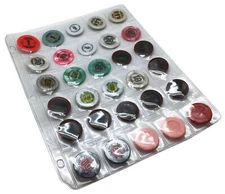 New (5) 30-Pocket Cowen Binder Pages For Collector Casino Chips *