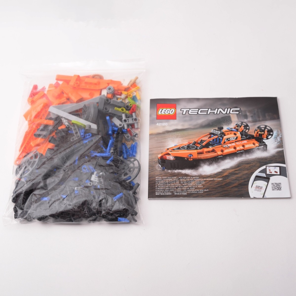 Lego Technic Rescue Hovercraft 42120 Complete Retired