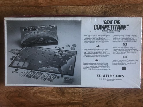 Beat The Competition Game of Sales Strategy Compete Games 1989 SEALED BRAND NEW - Picture 2 of 4