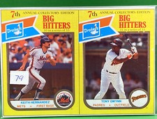 1987 Drakes Panel Keith Hernandez Tony Gwynn NY Mets San Diego Padres #079