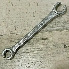PROAMERICA 3/8" x 7/16" FLARE NUT LINE WRENCH 2112 HAND TOOL NOS Made in USA