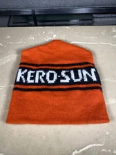 Vintage KERO-SUN Kerosene Heater Collectible Promo Knitted Winter Beanie Cap Hat