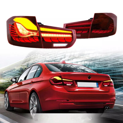 4PCS LED Tail Lights For BMW 3 Series M3 F30 F35 F80 320i 328i 335i Sedan 12-18