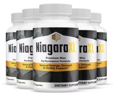  5 Pack Niagara XL Supplement, Niagara XL Capsules Max Strength 300 Capsules 