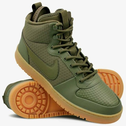 NIKE Ebernon Mid Winter AQ8754 300 PREMIUM MENS TRAINERS HiTops BOOTS Olive  | eBay