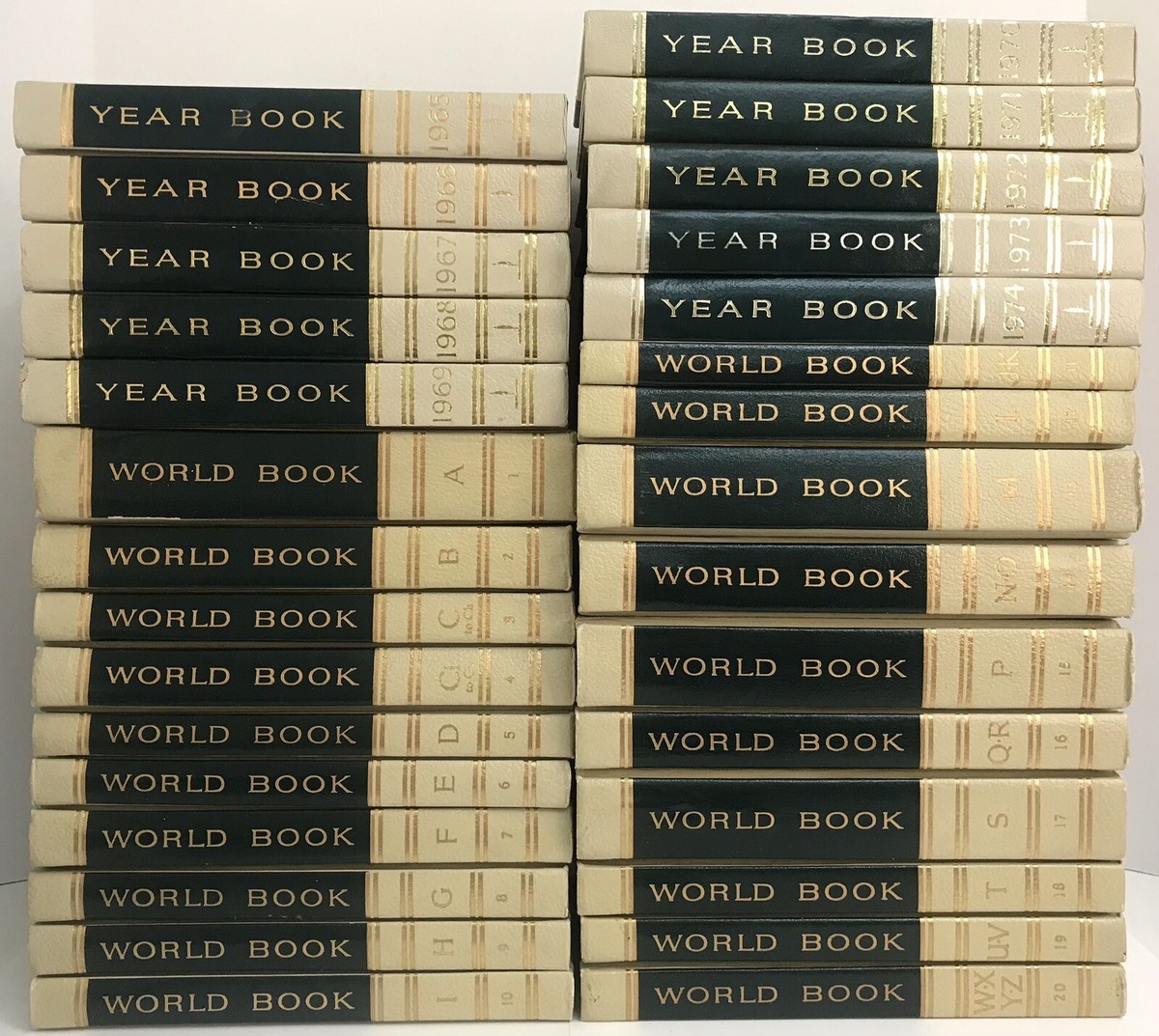 World Book Encyclopedia 1965 Full Set Volumes 1-20 A-Z World Book Encyclopedia 1965 Full Set Volumes 1-20 A-Z
