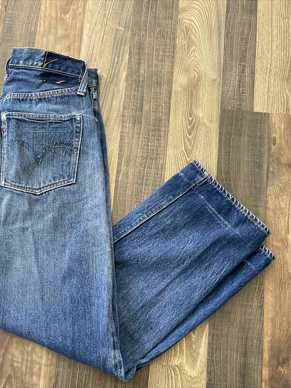 Levi's 501 Z XX Jeans Big E Redline 50s Hidden Rivets Zipper W26 L28 image 7