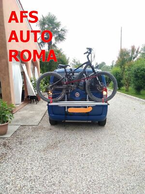 FAHRRADTRÄGER HINTEN 2 SCHIENEN FIAT QUBO BJ 2012 FÜR 2 FAHRRÄDER HERREN DAMEN KIND