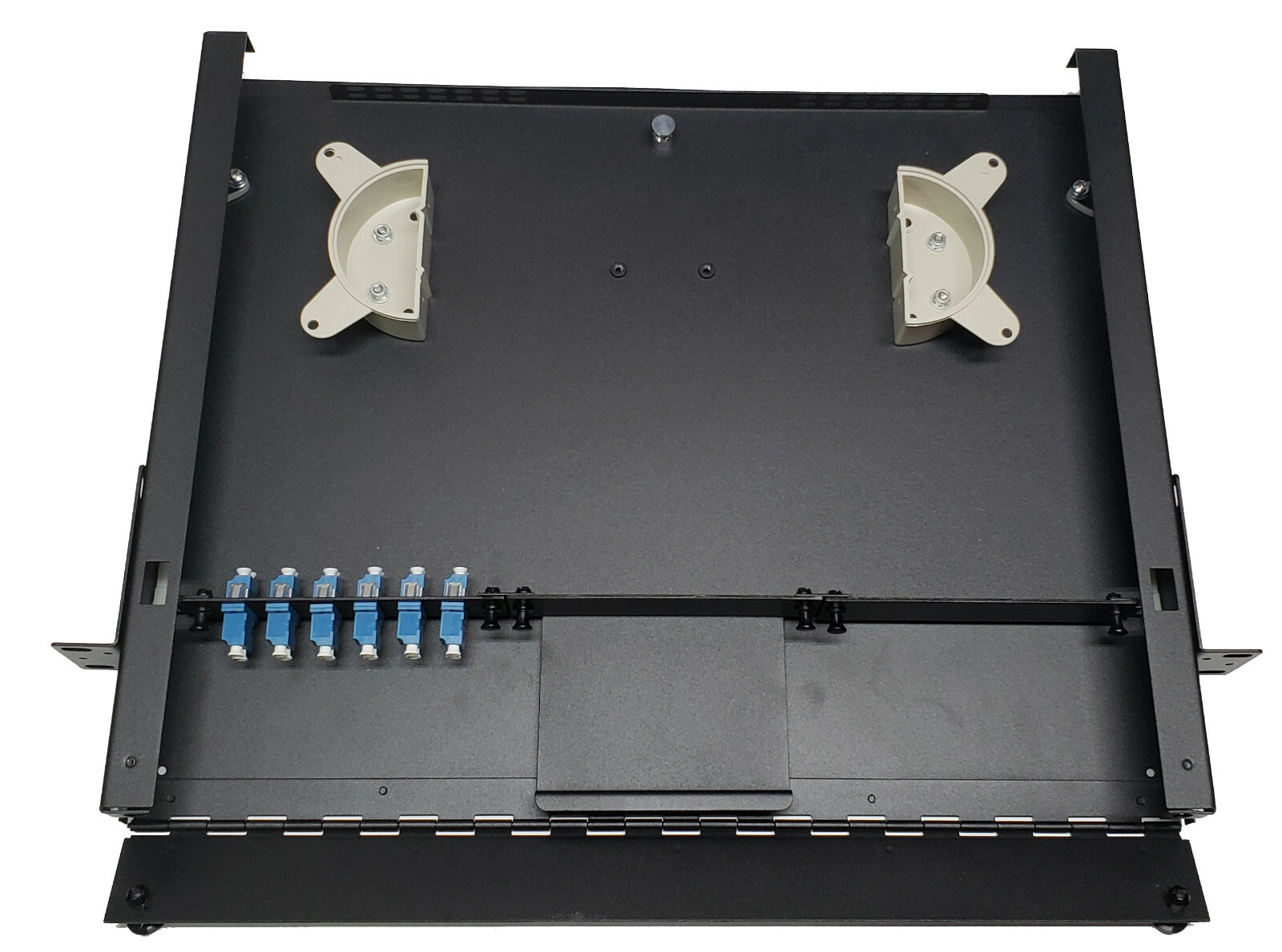 12 Fiber 1RU Rack Mount FDP Patch Only w/ 6 LC/UPC Duplex Adapters | eBay