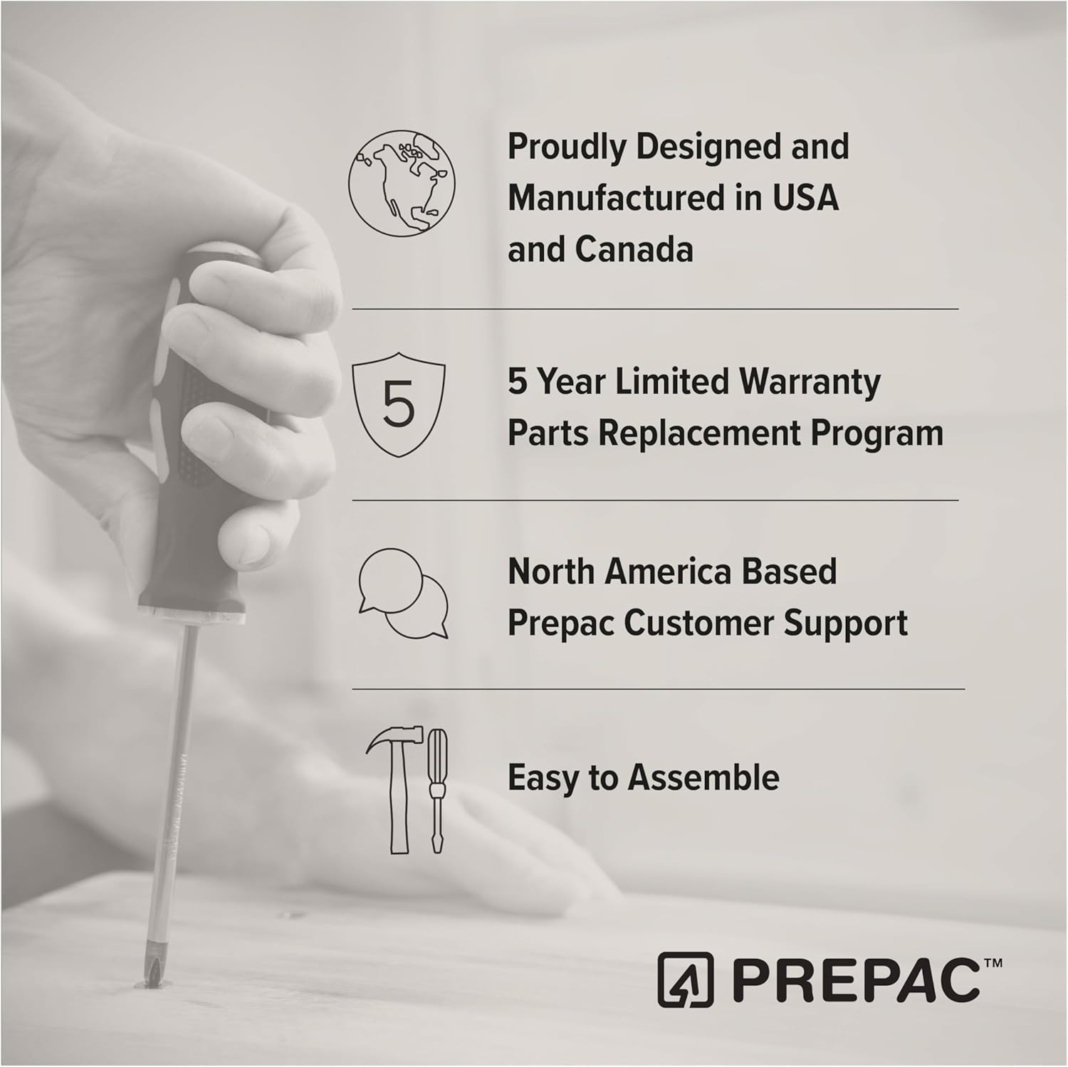 Elite 54" Wall Cabinet, Black Storage Cabinet, Bathroom Cabinet, Pantry Cabinet 