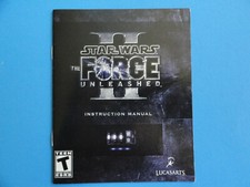 PLAYSTATION 3 STAR WARS THE FORCE UNLEASHED INSTRUCTION MANUAL NO GAME INCLUDED