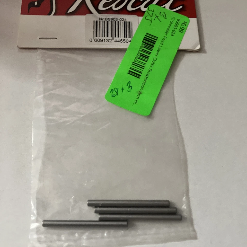 Redcat Shredder BS903-024 Front Lower Outer Suspension Arm Hinge Pin 3 x 37.5 mm - Image 2 of 2