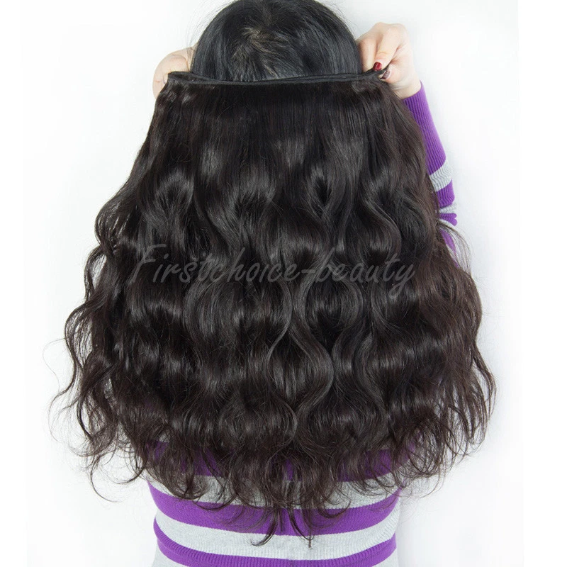 Extensiones de cabello humano virgen extra gruesas 3 paquetes/300G trama tejida EE. UU. Foto 4 de 4