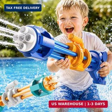 2 Pack Water Guns for Kids Adults, Summer Outdoor Water Toys Swimming Pool Game,