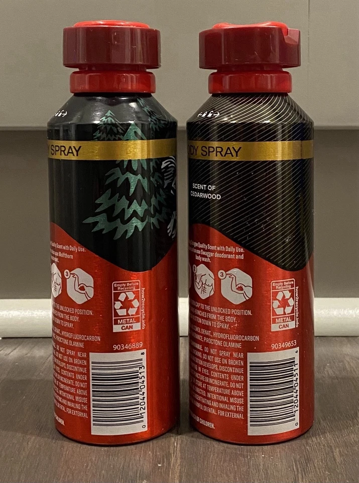 1x Old Spice Swagger y 1x WOLFTHORN axilas y cuerpo spray aluminio libre-5,1 OZ Foto 2 de 2