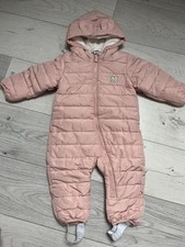 Mädchen Schneeanzug von Dopodopo - Größe 74 - Rosa