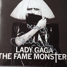 Lady Gaga The Fame Monster Signed CD With COA