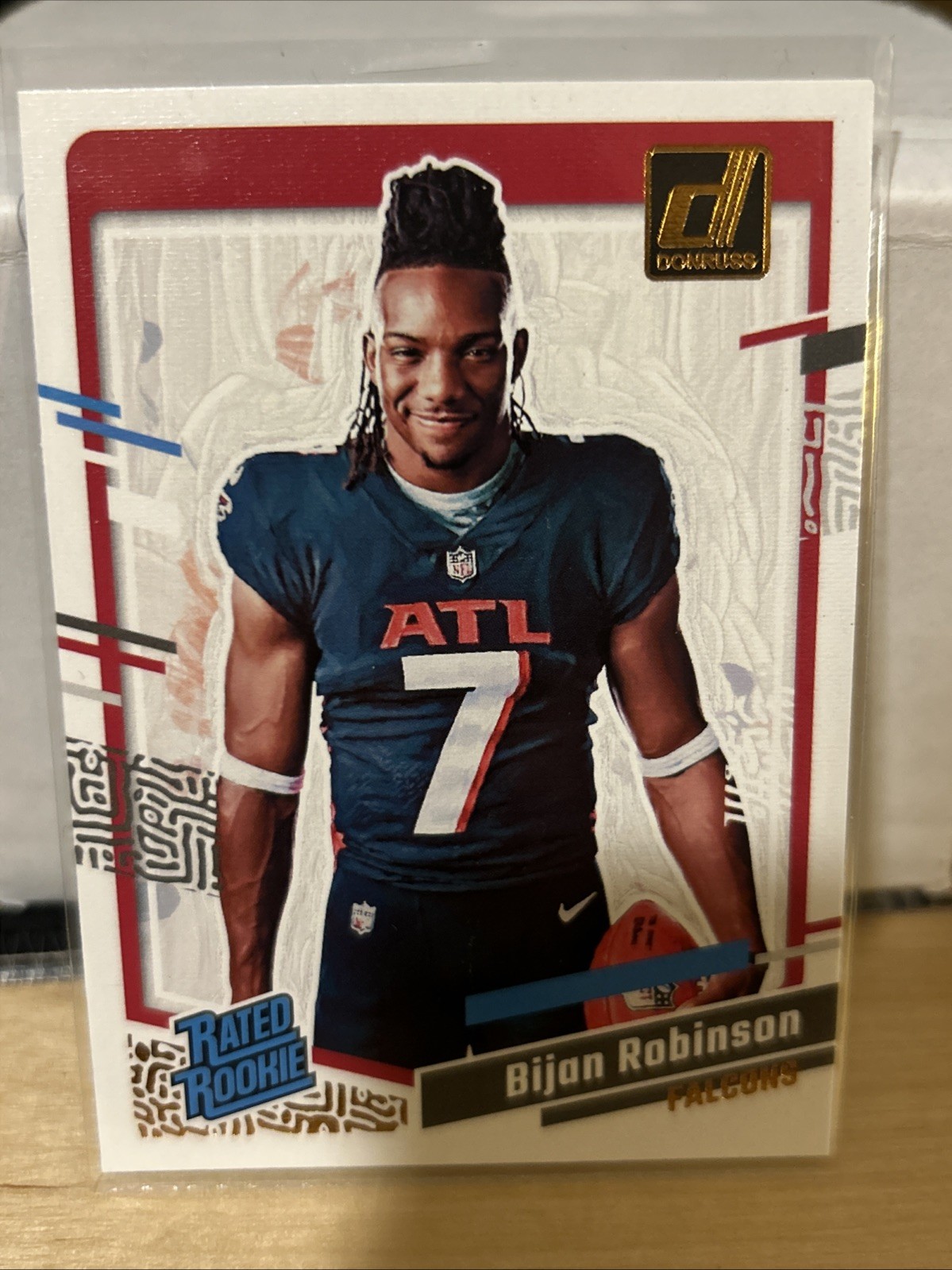 2023 Panini Donruss - Rated Rookie Bijan Robinson #305 Canvas (RC)
