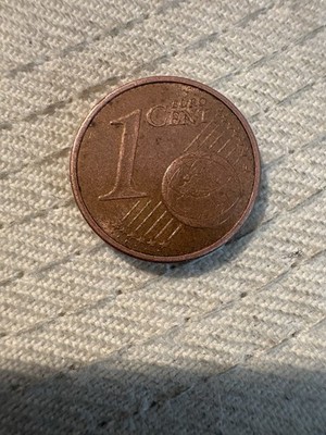 France 1 Euro Cent Copper Coin 2005 Marianne Design Uncertified BN Color