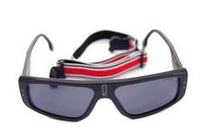CARRERA 1022 003 58mm Mens Square Plastic Sport Sunglasses MATTE BLACK GREY BAND