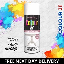 All Purpose Spray Paint Aerosol Matt Gloss Satin Primer Metal Wood Plastic 400ml